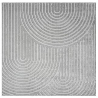 Närbild av Wiltonmatta Bella Zen i mjuk grå färg med tät väv och 8 mm tjocklek