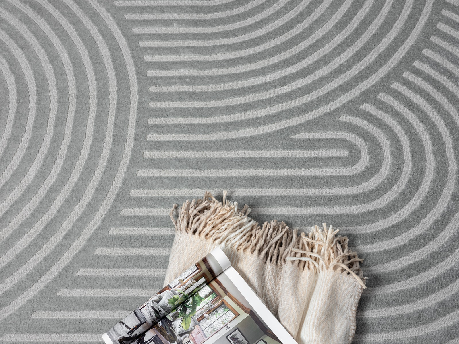 Gångmatta Bella Zen Grå - Image 4