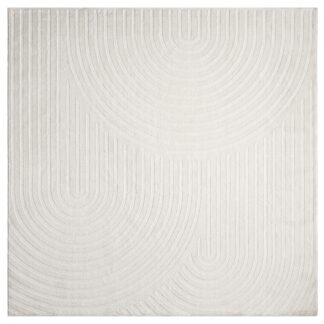 Offwhite Wiltonmatta Bella Zen med mjuk textur och elegant design på golv