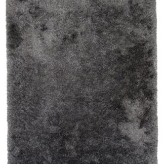Bolton grå ryamatta med lång mjuk lugg och modern design
