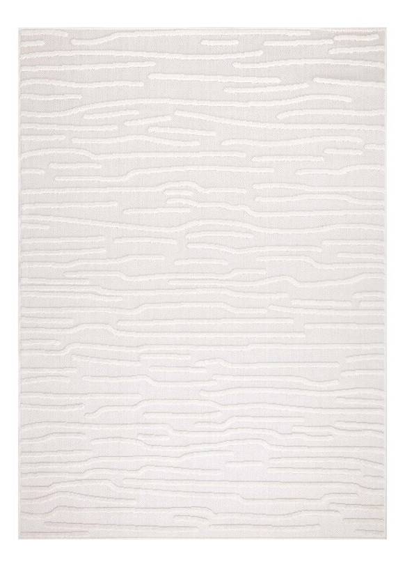 Krämvit polypropylenmatta med mönster för inomhus och utomhusbruk