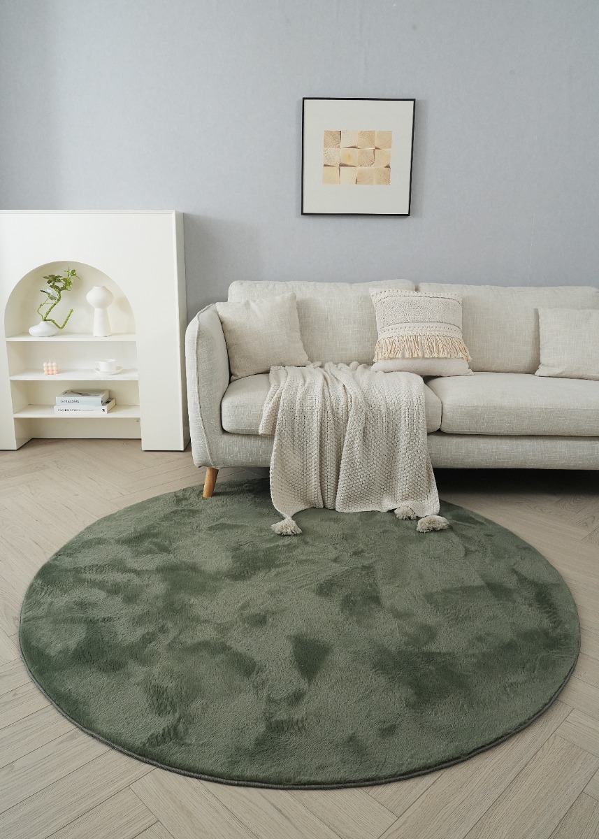 Rund Matta Cat Grön - Image 2