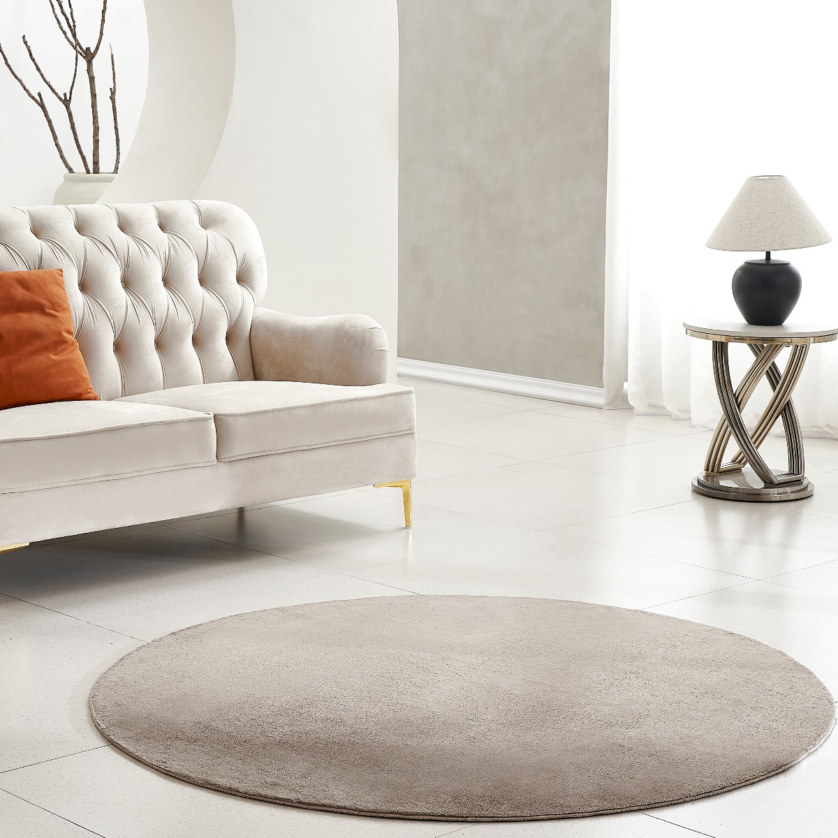 Rund Cat Taupe - Image 2