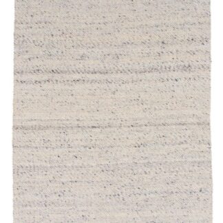 Vit ullmatta med mjuk tjocklek och bomullsmaterial i elegant modern inredning