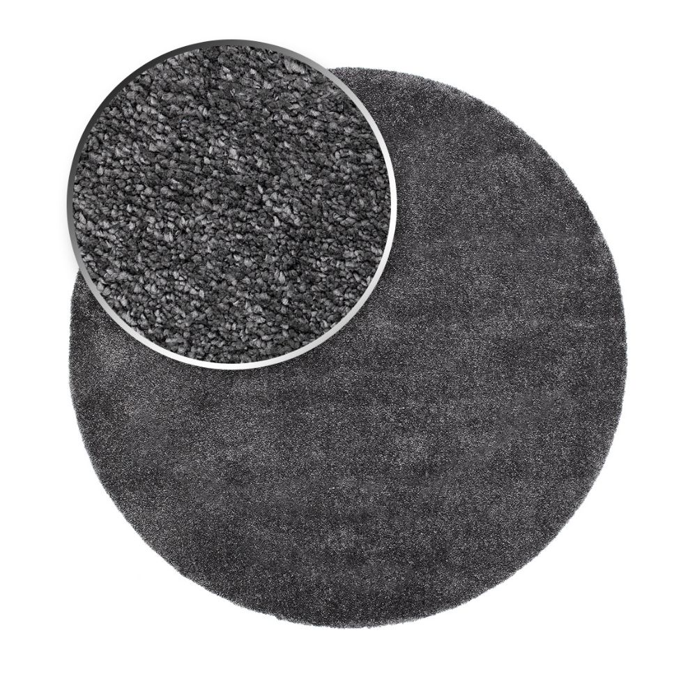 Clario Grafit Rund Matta - Image 3