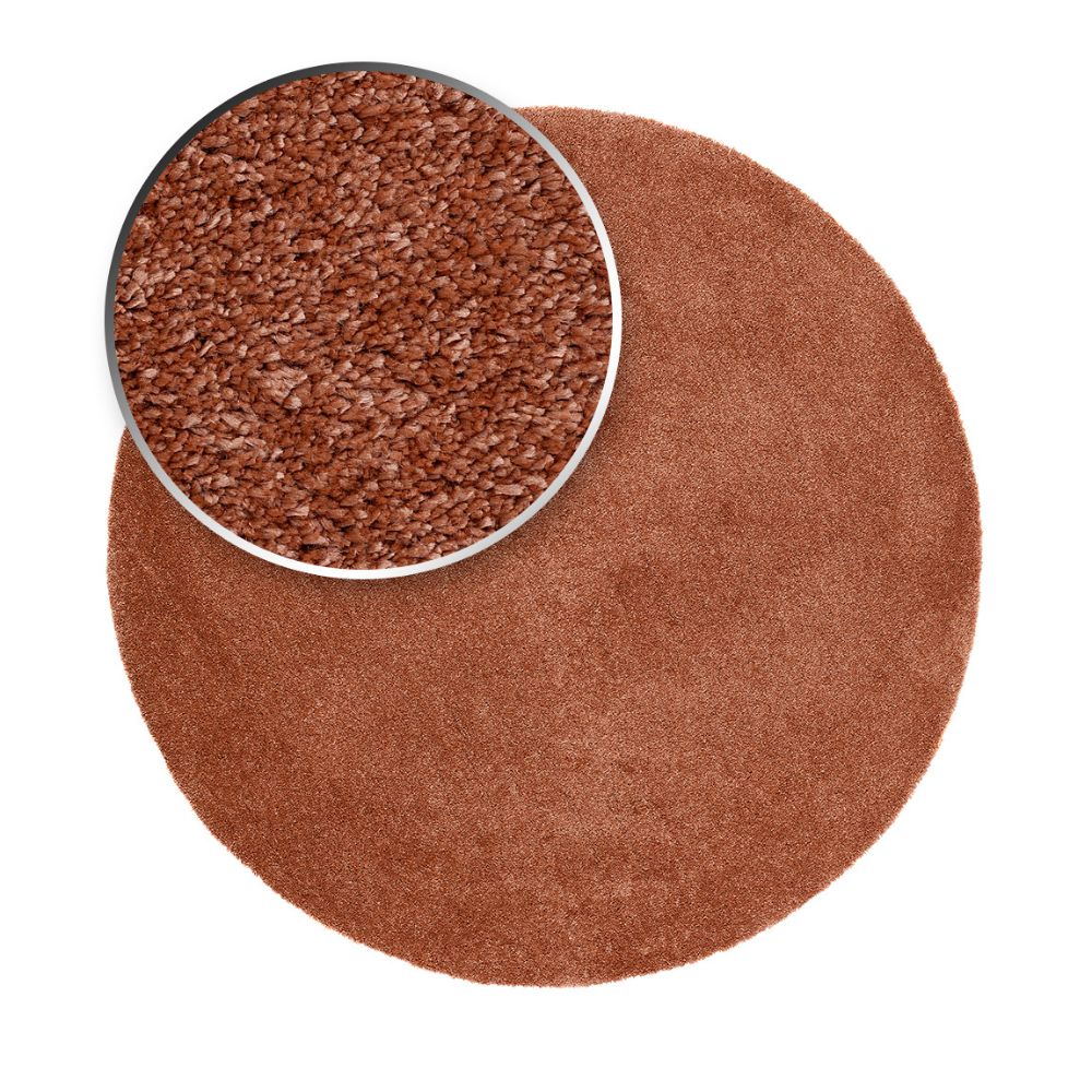 Clario Terracotta Rund Matta - Image 3