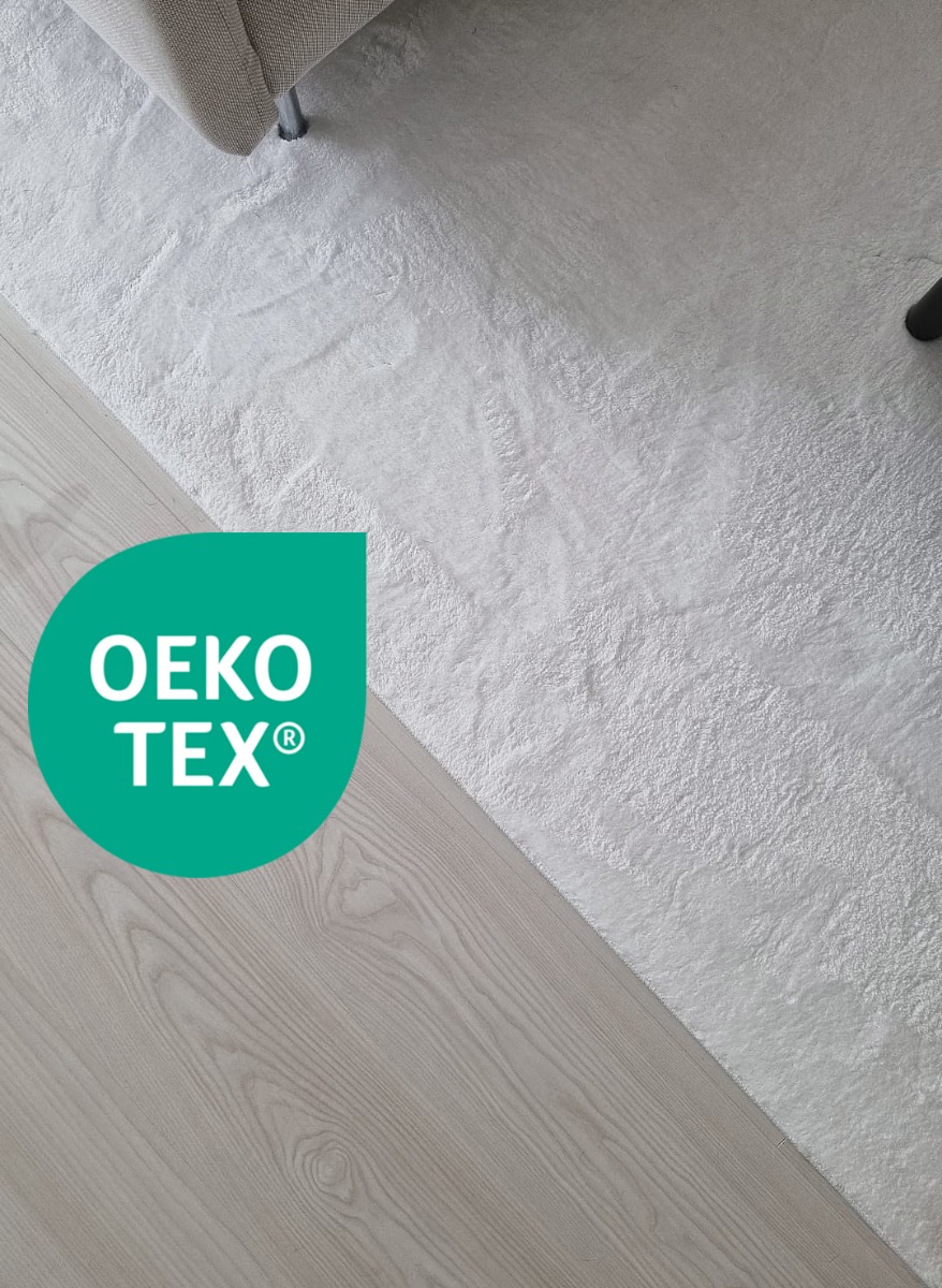 Tvättbar Mjuk Ryamatta Cloudy Vit - Image 3