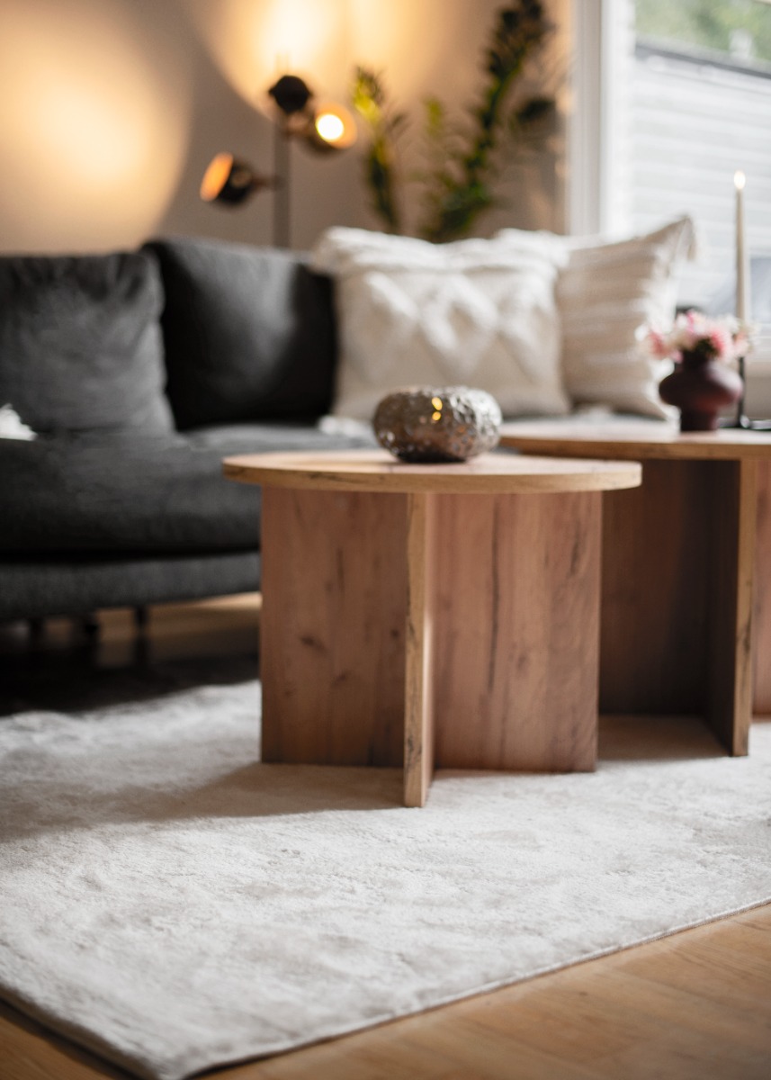 Tvättbar Mjuk Ryamatta Cloudy Vit - Image 6