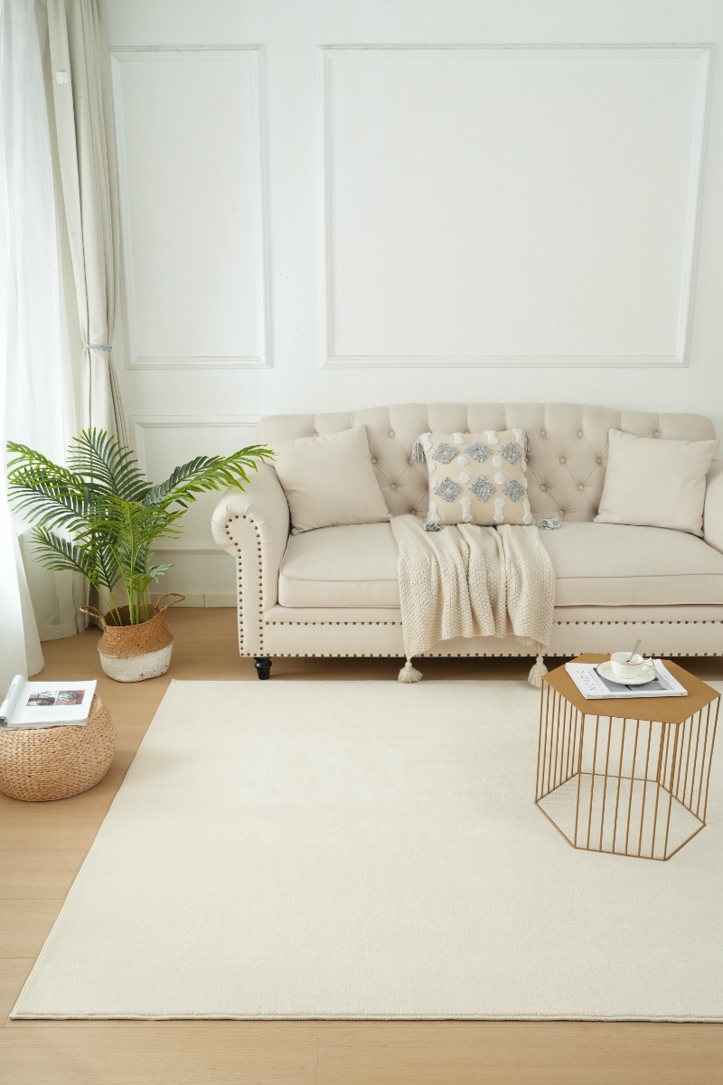 Tvättbar Ryamatta Comfy Beige - Image 3