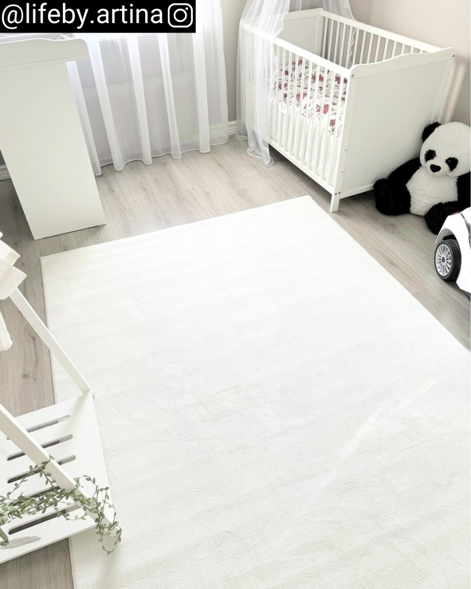 Tvättbar Ryamatta Comfy Offwhite - Image 4