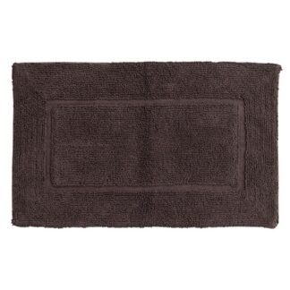 Taupe färgad tjock bomullsbadmatta för mjuk och absorberande komfort