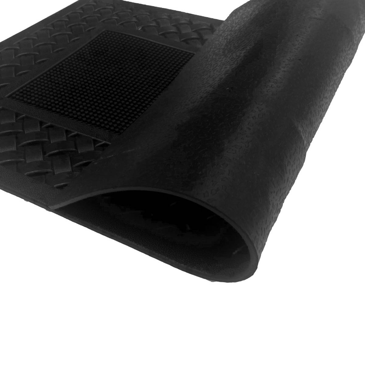 Dörrmatta Flätad Pinmat Svart - Image 5