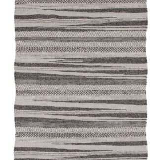 Florin grå ullmatta med mjuk textur och neutral färg i ett vardagsrum