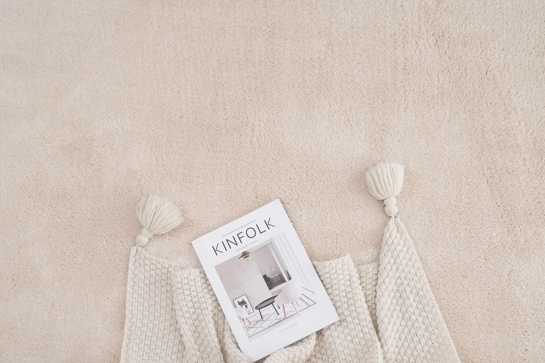 Gångmatta Fluffy Beige - Image 4