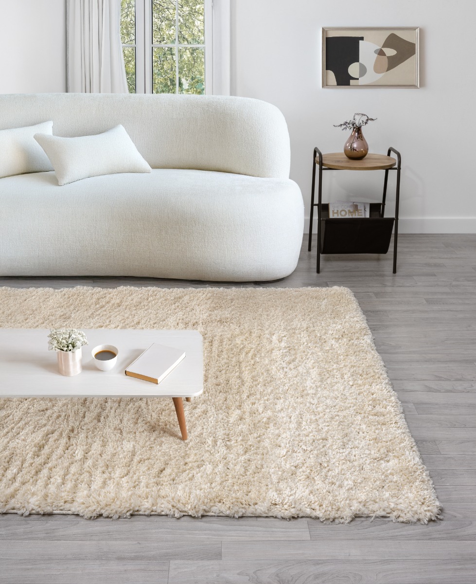 Mjuk Ryamatta Furry Beige - Image 2