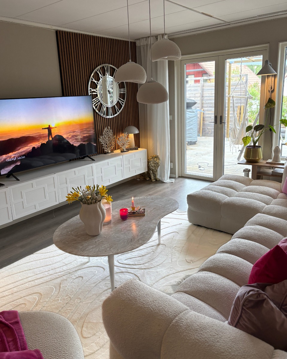 Tvättbar Mjuk Ryamatta Fuzzy Meia Offwhite - Image 4