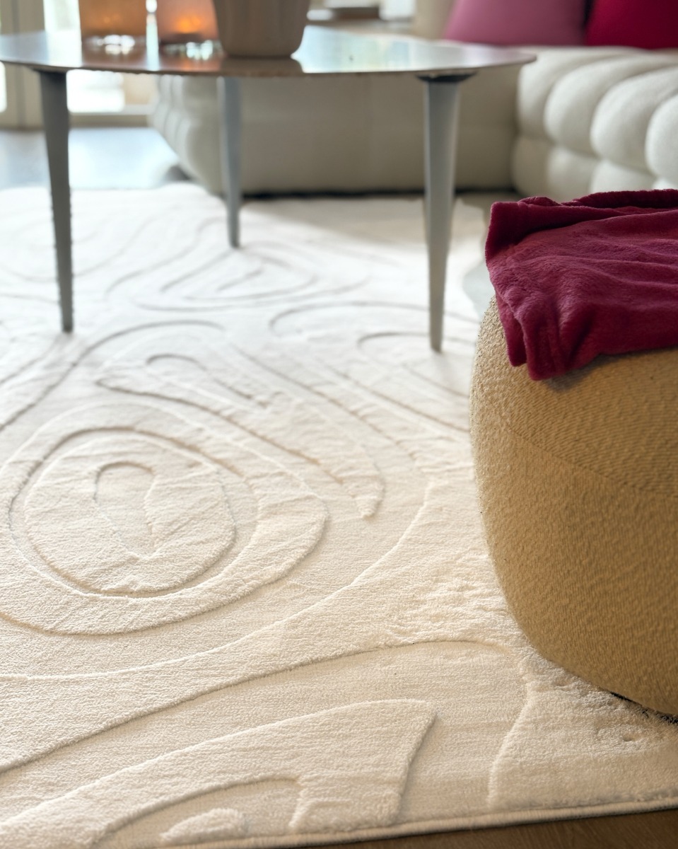 Tvättbar Mjuk Ryamatta Fuzzy Meia Offwhite - Image 5