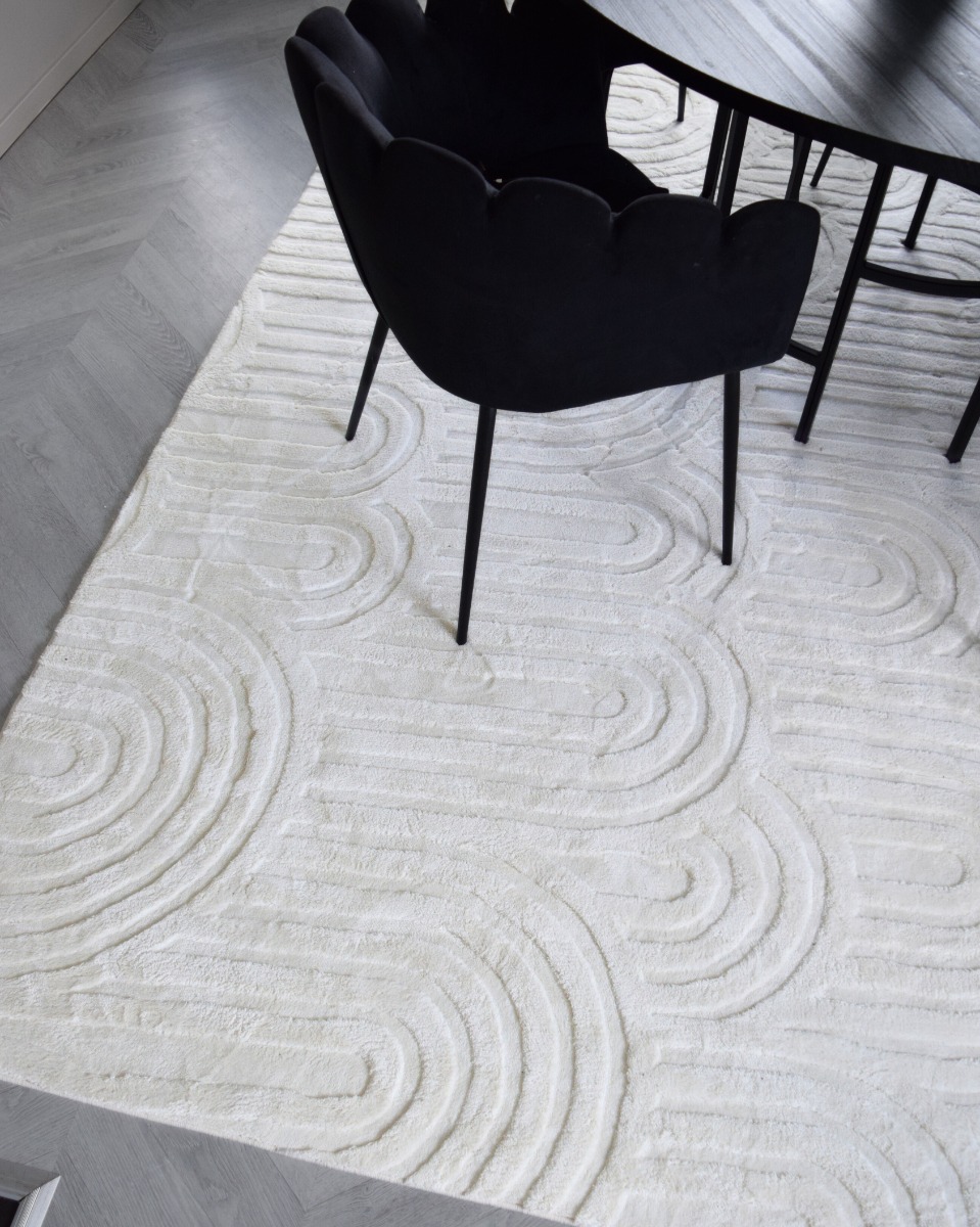 Tvättbar Mjuk Ryamatta Fuzzy Soma Offwhite - Image 2