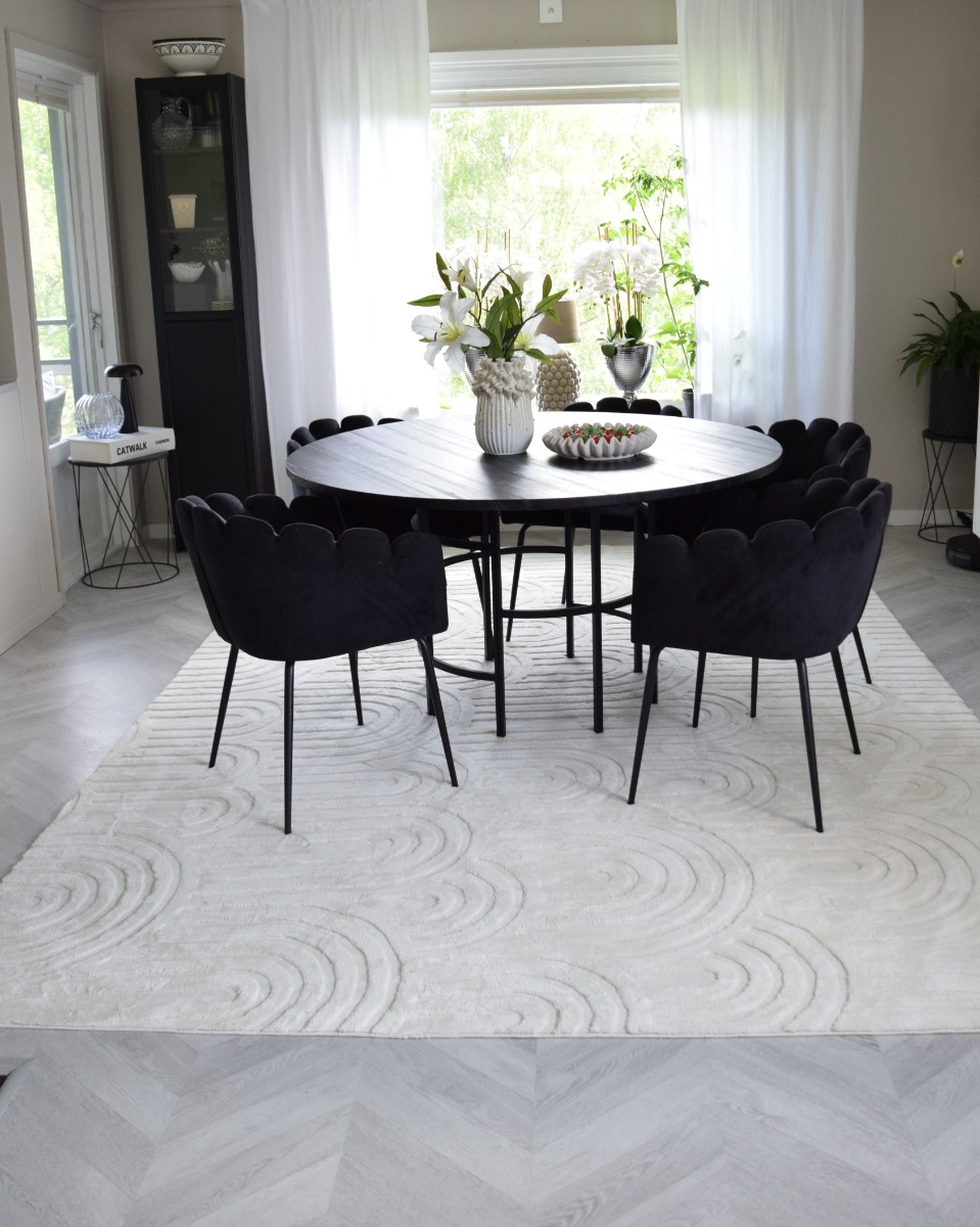 Tvättbar Mjuk Ryamatta Fuzzy Soma Offwhite - Image 3