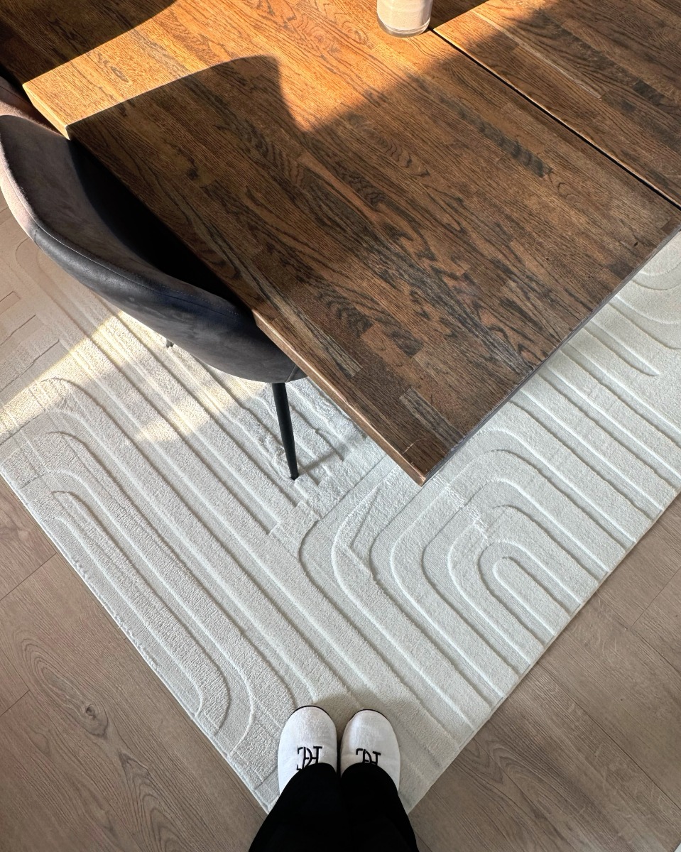 Tvättbar Mjuk Ryamatta Fuzzy Vega Offwhite - Image 3