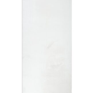 Glossy mjuk pälslook gångmatta i elegant offwhite med skimrande textur