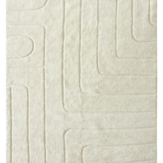 Offwhite ullmatta med bomull i två tjocklekar cirka 7 mm och 17 mm, mjuk och slitstark