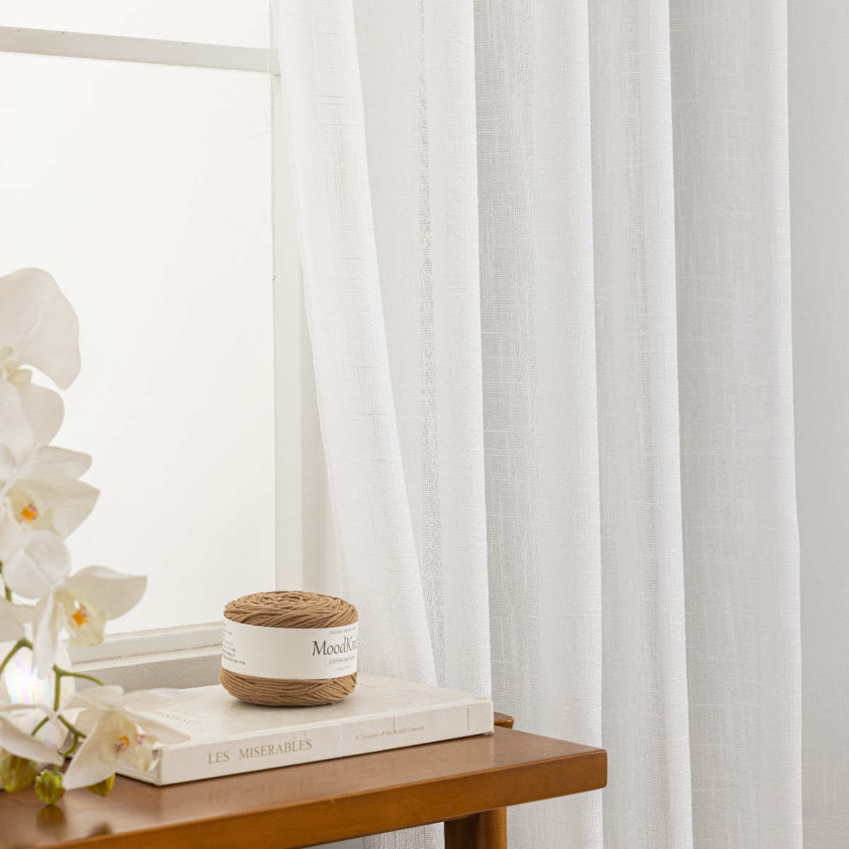 Linnegardin-look 2-Pack Kristina Vit - Image 5