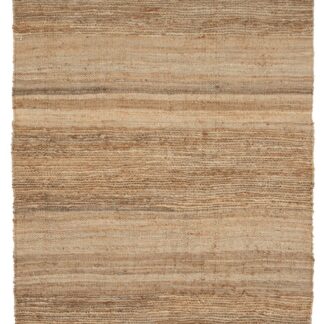 Handvävd jutematta i naturfärgad ton med varierad struktur och mjuk yta