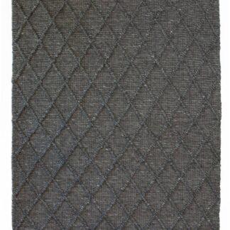 Grå ullmatta Margaux med cirka 20 mm tjocklek i elegant, mjukt ullmaterial