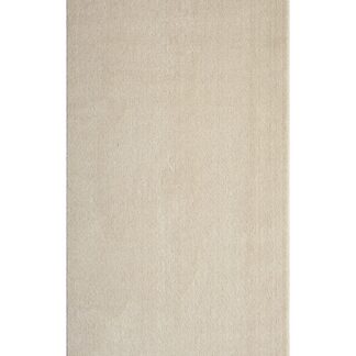 Beige polypropylen ryamatta med mjuk lugg för gång och hall