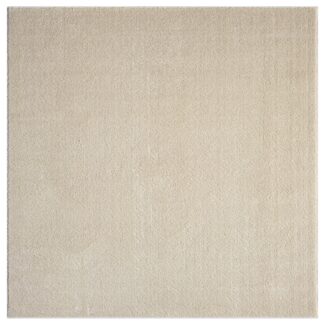 Beige ryamatta Milli i mjuk polypropylen med kort skuren yta och 12 mm tjocklek