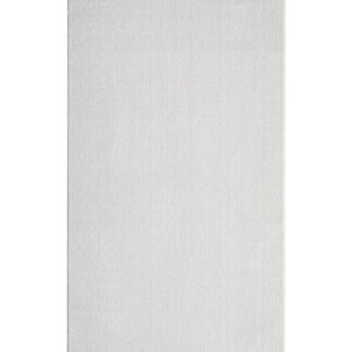 Offwhite maskinvävd ryamatta med kort luddfri lugg nära golvet i modernt hem