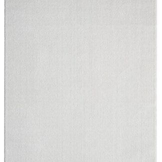 Modern offwhite ryamatta med kort ryalugg på golv i vardagsrum