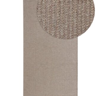 Kortklippt greige ullmatta Molly i modern stil på trägolv