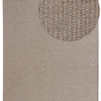 Mjuk ullmatta Molly i greige med bomull, cirka 10 mm tjocklek