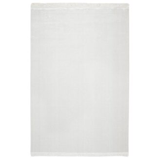 Vit viskosmatta Monti med mjuk textur och elegant design i modernt rum