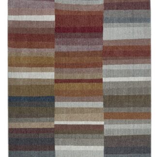 Ryamatta Goldia Multi i mjuk polyester med färgstark multifärgad design och cirka 15 mm tjocklek