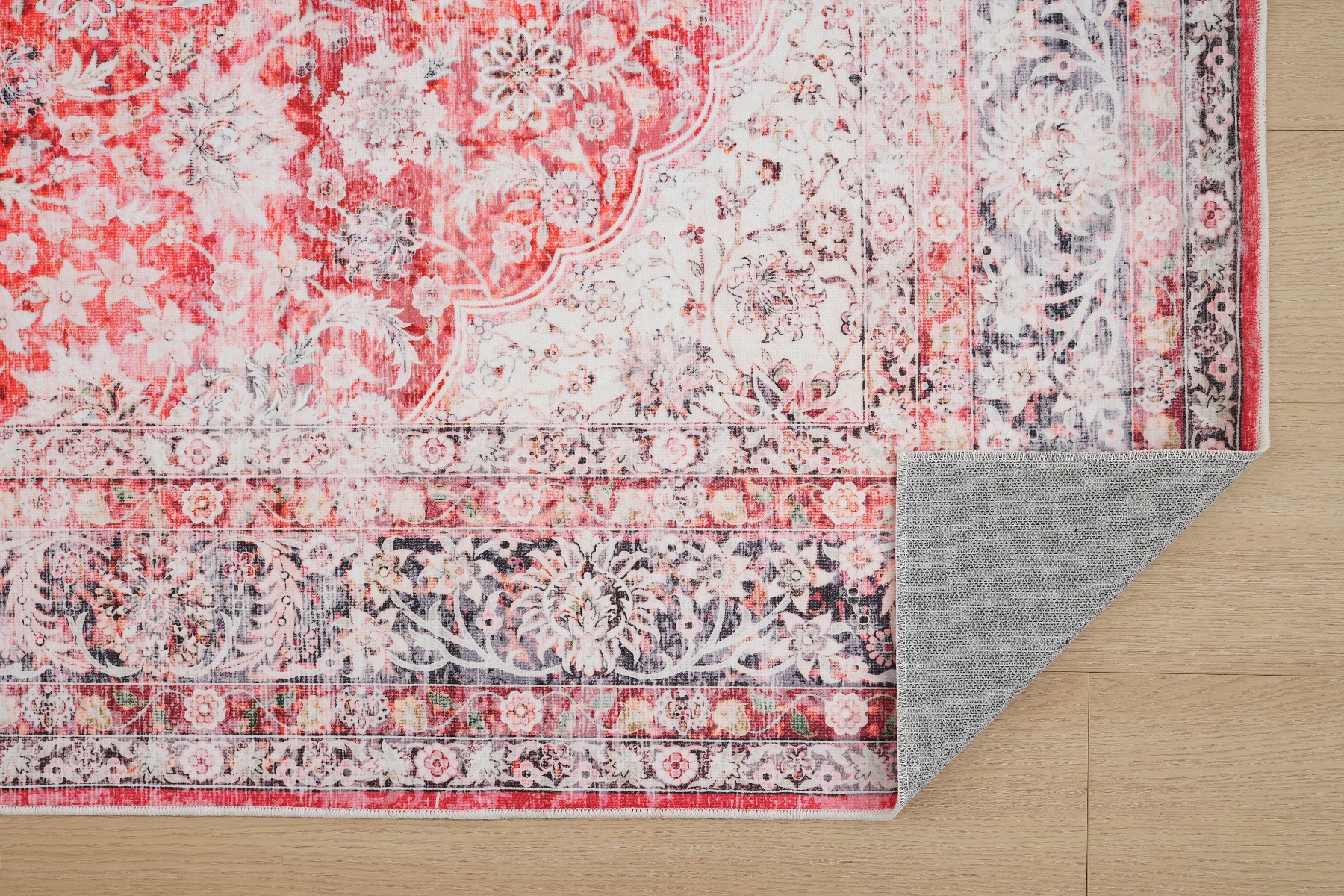 Tvättbar Wiltonmatta Noel Flame Röd - Image 4