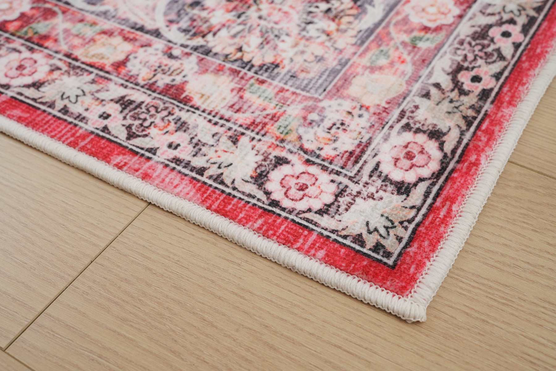 Tvättbar Wiltonmatta Noel Flame Röd - Image 3