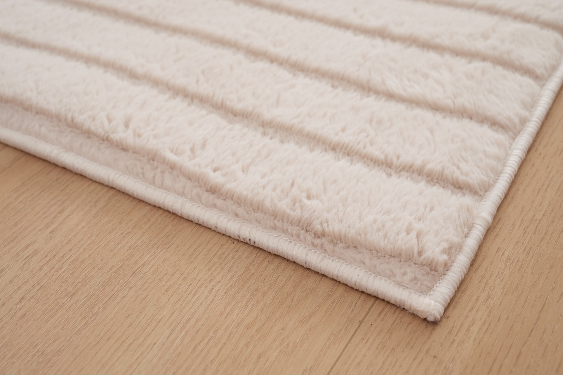 Tvättbar Pälsmatta Rabbit Bene Ljusbeige - Image 6