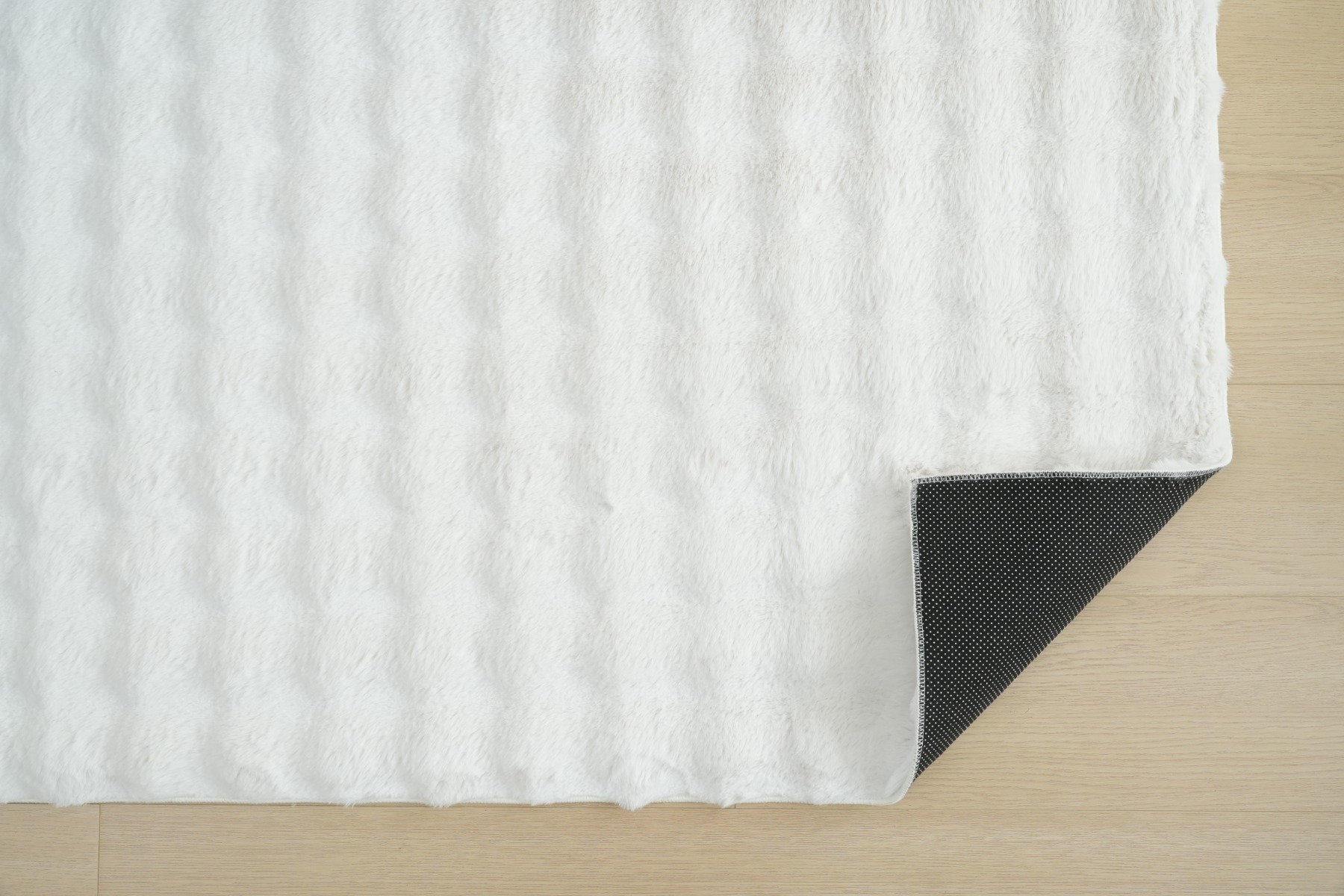 Tvättbar Pälsmatta Rabbit Bubble Offwhite - Image 6