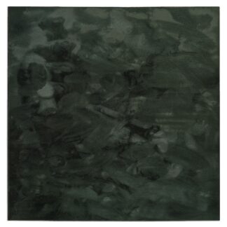 Mjuk och tjock mörkgrön pälsmatta Rabbit Eco i fluffig polyester på golv