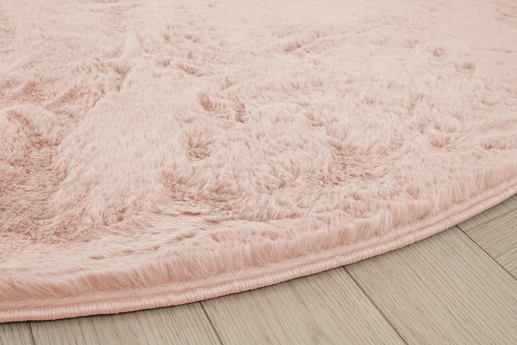 Rund Matta Rabbit Eco Rosa - Image 3