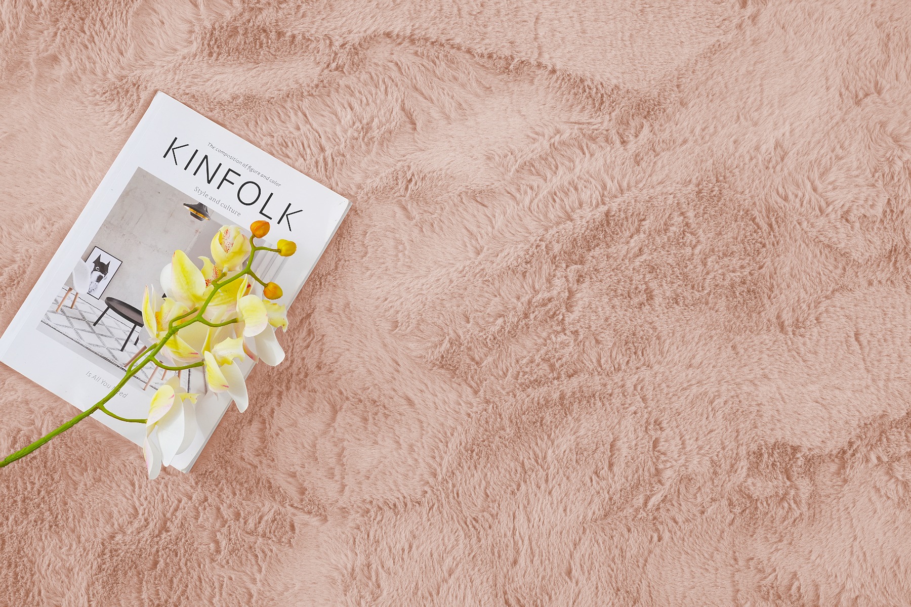 Rund Matta Rabbit Eco Rosa - Image 5