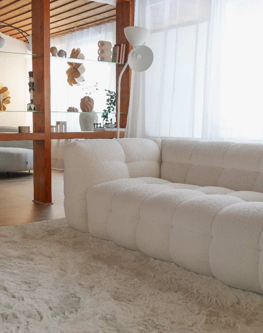 Kvadrat Matta Rabbit Eco Ljusbeige - Image 2