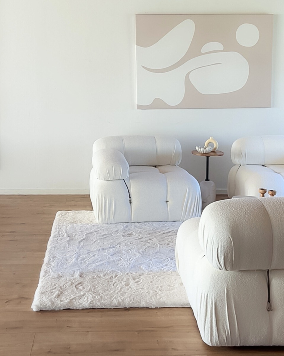 Pälsmatta Rabbit Lux Offwhite - Image 4