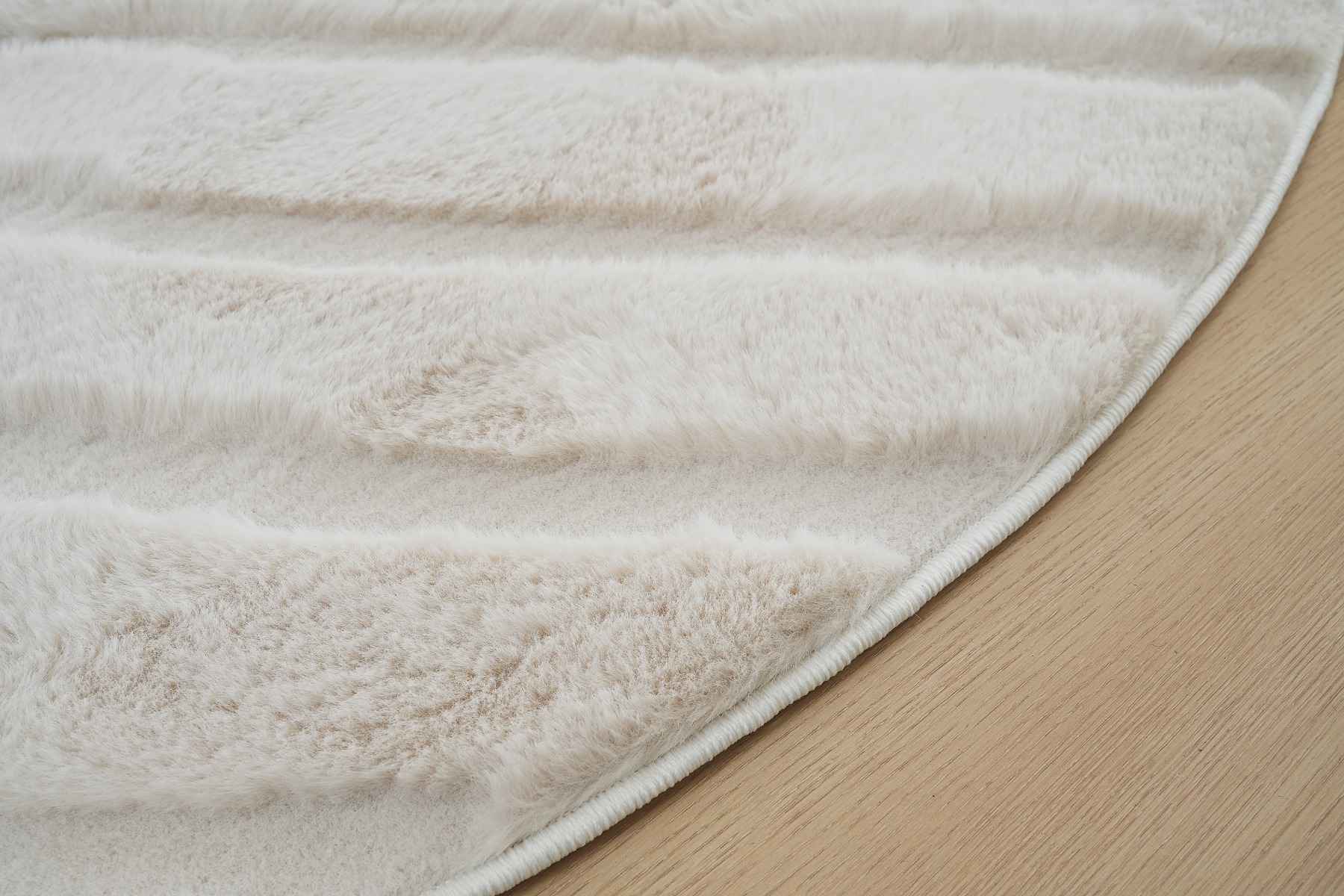 Rund Matta Rabbit Soho Ljusbeige - Image 4