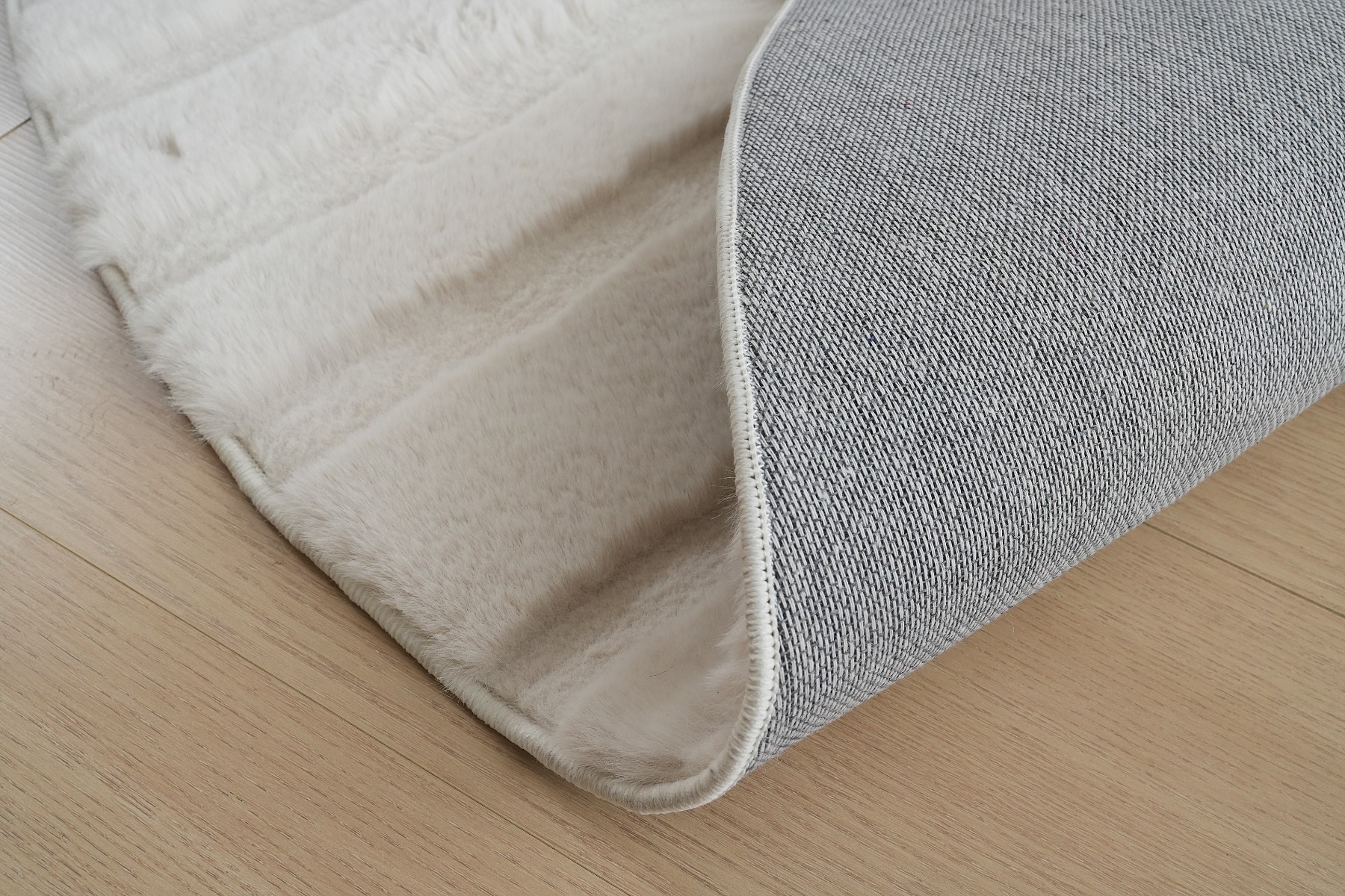 Rund Matta Rabbit Zen Ljusbeige - Image 3