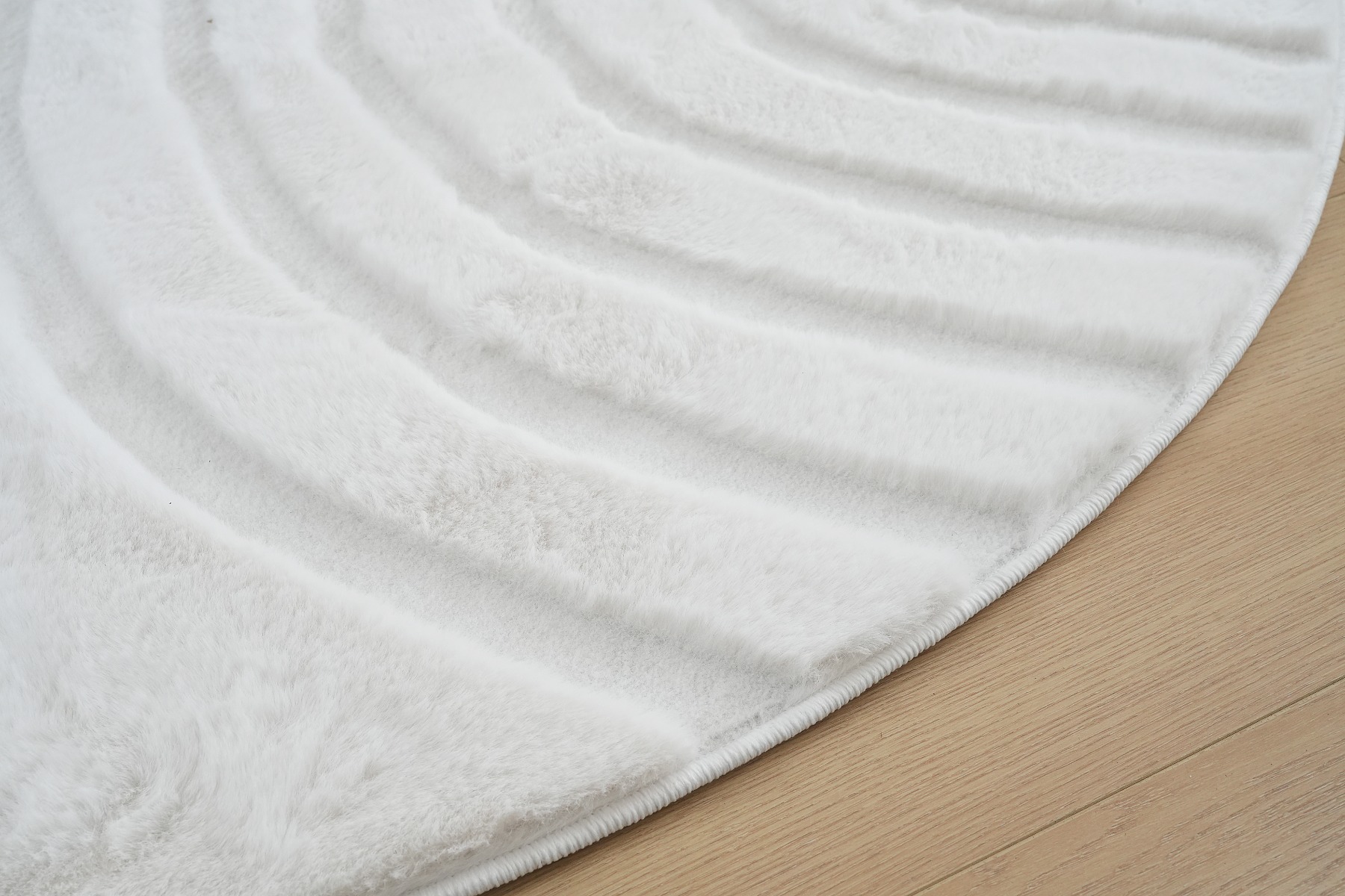 Rund Matta Rabbit Zen Offwhite - Image 2