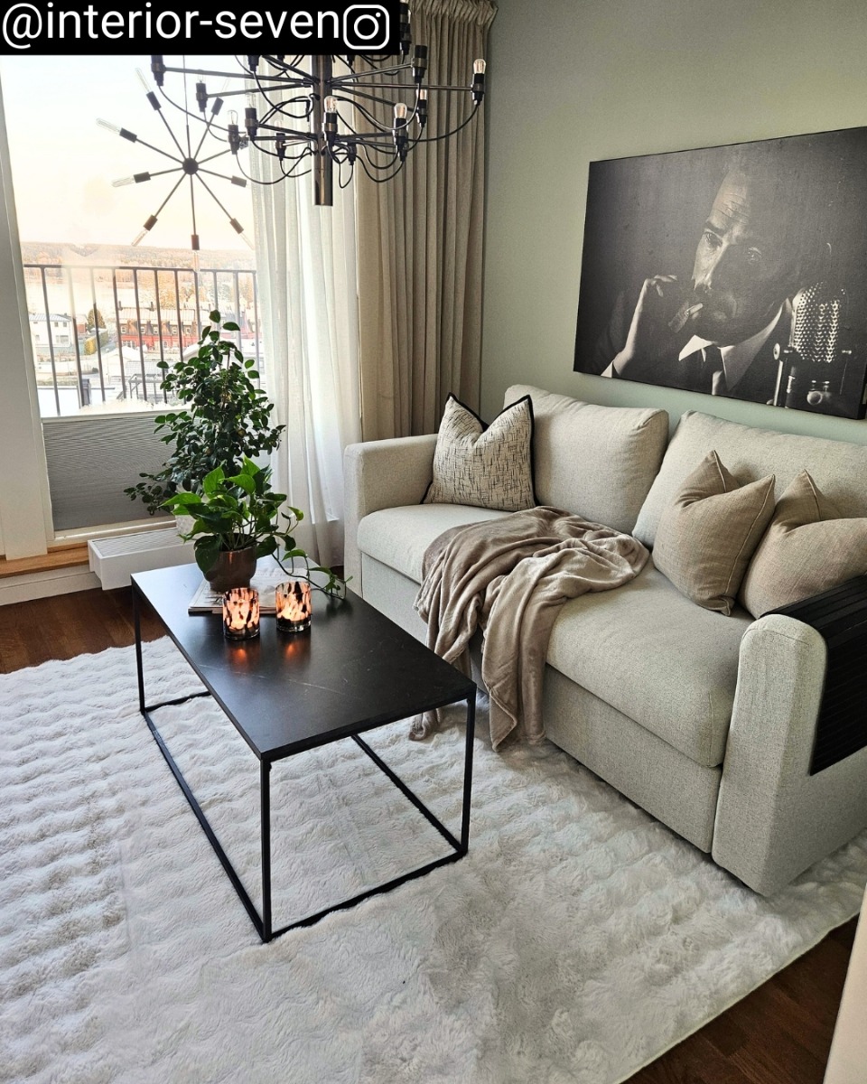 Tvättbar Pälsmatta Rabbit Bubble Offwhite - Image 4